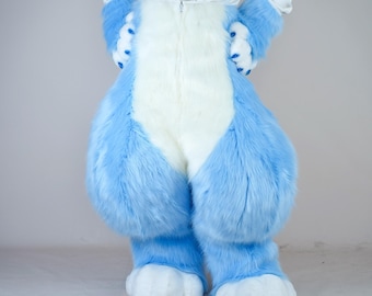 Op maat gemaakte fursuitbroek - premium nepbontbroeken voor FurCon, dierenfiguren en professionele fursuiters, benen, staart, handpoten en voeten