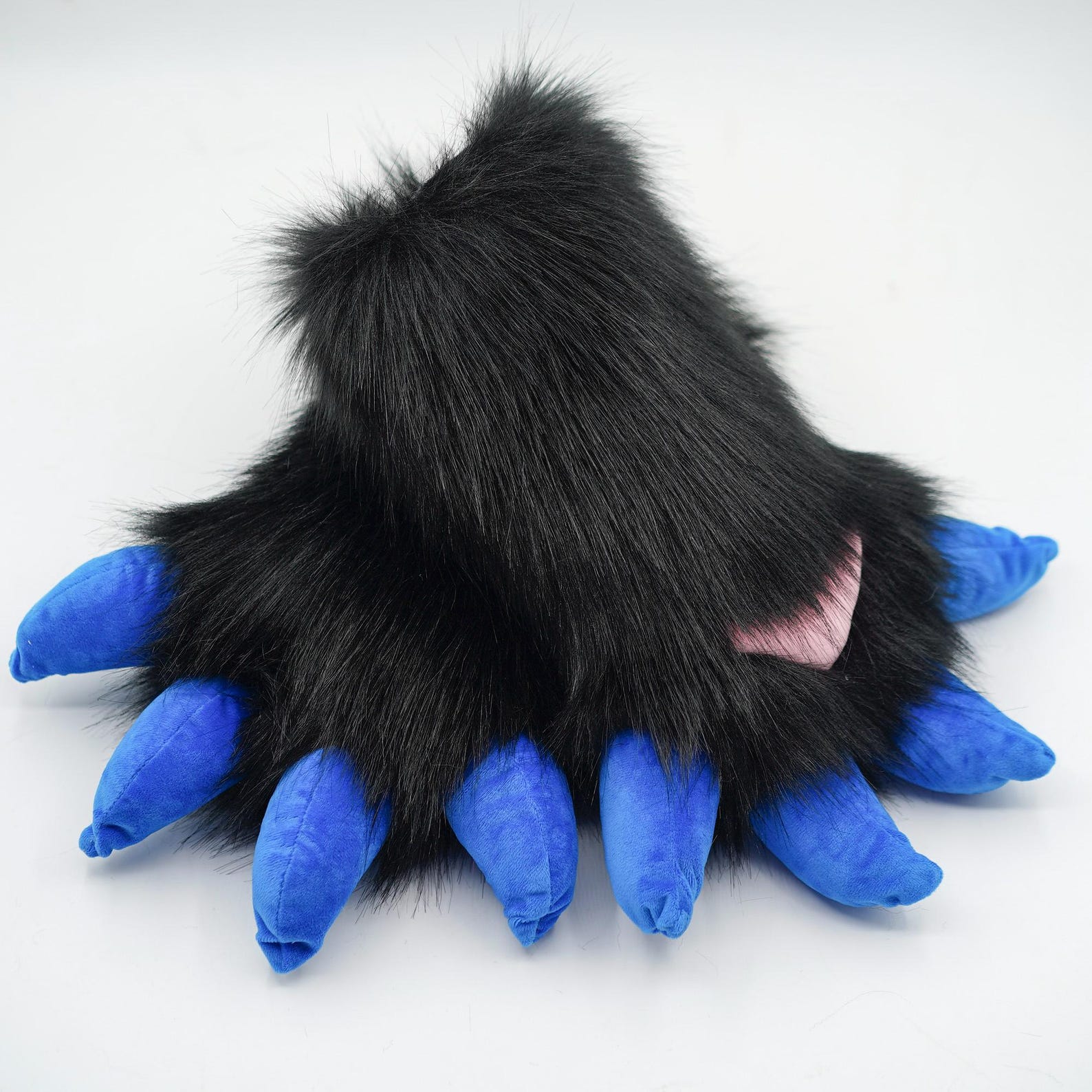 Scaley Fur Fursuit Dragon Paws | Faux Fur Fantasy Gloves for Conventions | Custom ...