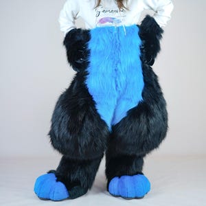 Realistic Fursuit Pants - Handcrafted Faux Fur Bottoms for Comic Con, Furry Conventions & Anthro Cosplay