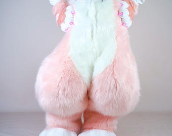 Premium fursuit-beenkleding - zachte broek van imitatiebont voor harige fandom, anime-conventies en personagekostuums