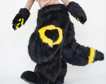 Premium Fursuit Legwear - Soft Faux Fur Pants for Furry Fandom, Anime Conventions & Character Costumes