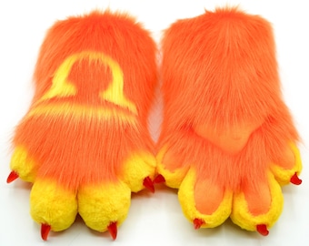 fursuit paws commission furry art cat play hand paw Customizable Fluffy Fursuit Partial gear Cosplay Convention and Themed Events anthrocon