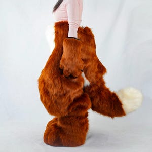 Handcrafted Fursuit Bottoms - Realistic Faux Fur Pants for Furry Meetups, Anthro Cosplay & Convention Photos, Partial Fursuit For Beginner