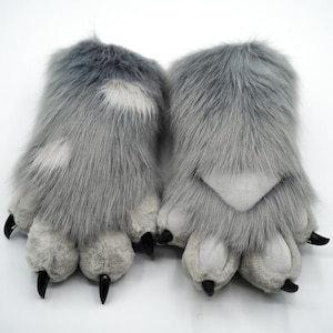 Custom Fursuit Handpaws | Faux Fur Cosplay Gloves | Anime Con Accessories | Teen Furry Gear