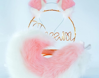 Shepherd dog tail and ear set Shiba Inu dog ear and tail set dog tail animal cosplay petplay puppy ear and tail set puppy tail