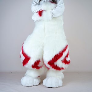 Character Cosplay Pants - Artisan Faux Fur Bottoms for Furry Fandom, Anime Events & LARP Gaming