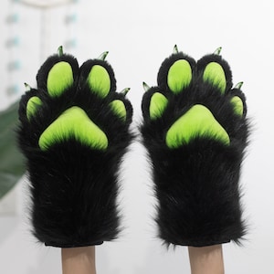 fursuit gloves, furry gift, furusit hand paws, furry, puppy paws, kemono paws custom, pet play, cosplay gloves, cat fox paws, comic con
