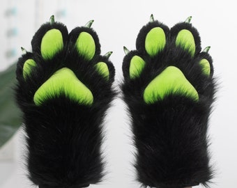 fursuit gloves, furry gift, furusit hand paws, furry, puppy paws, kemono paws custom, pet play, cosplay gloves, cat fox paws, comic con