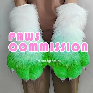 custom paws, fursuit paws commission, Furry congress, furry art, fursuitfam