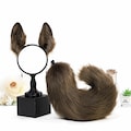 Huskies Ears and Tail Set, shepherd dog ears Cosplay Set for Conventions and Halloween, Animal Costume Accessory, Pet Play, Furry freedom