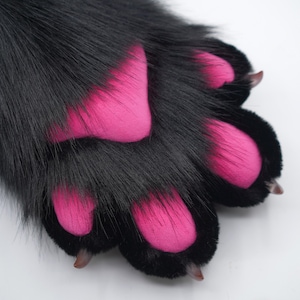 Furry Fandom Handpaws | LARP Animal Paw Gloves | Faux Fur Cosplay Accessories,Animal paws themed-party furry convention Gift for Furry Fans image 8