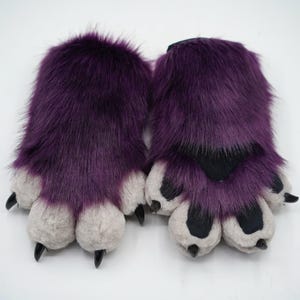 Custom Fursuit Handpaws | Faux Fur Paws for LARP | Teenager Cosplay Accessories | Paws for Furry Beginner | Fursuit Gloves for Furry Fans