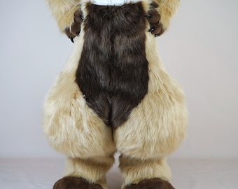 Animal Costume Pants- Professional Fursuit Bottoms with Faux Fur for Furry Events, LARP & Character Roleplaying,Faux Fur Cosplay Accessories