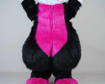 Rollenspel fursuit-broek - duurzame broek van imitatiebont voor LARP-evenementen, harige meetups en buitenfestivals