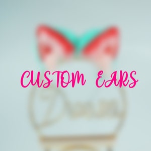 Custom ears and tail