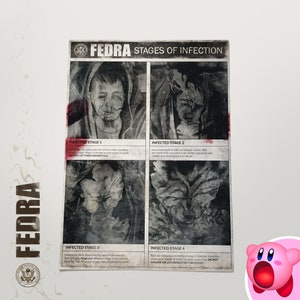 STAGES of INFECTION Cordyceps flyer, The Last of Us 2, high quality fanmade
