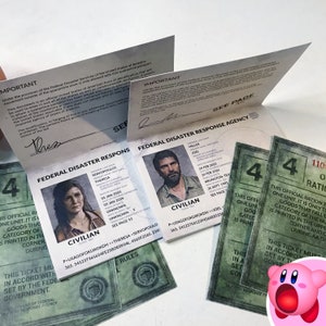 JOEL & TESS'S PASSPORTS, The Last of Us Part 1 (Remake), high quality fanmade