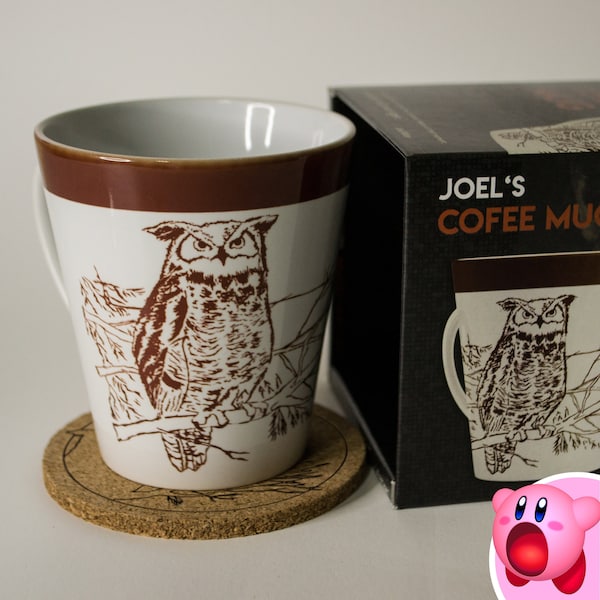 JOEL'S MUG The Last of Us Part II + dessous de verre gratuit, nouveau fanmade