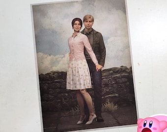 MARY & JAMES PORTRAIT, Silent Hill 2 Remake, high quality fanmade