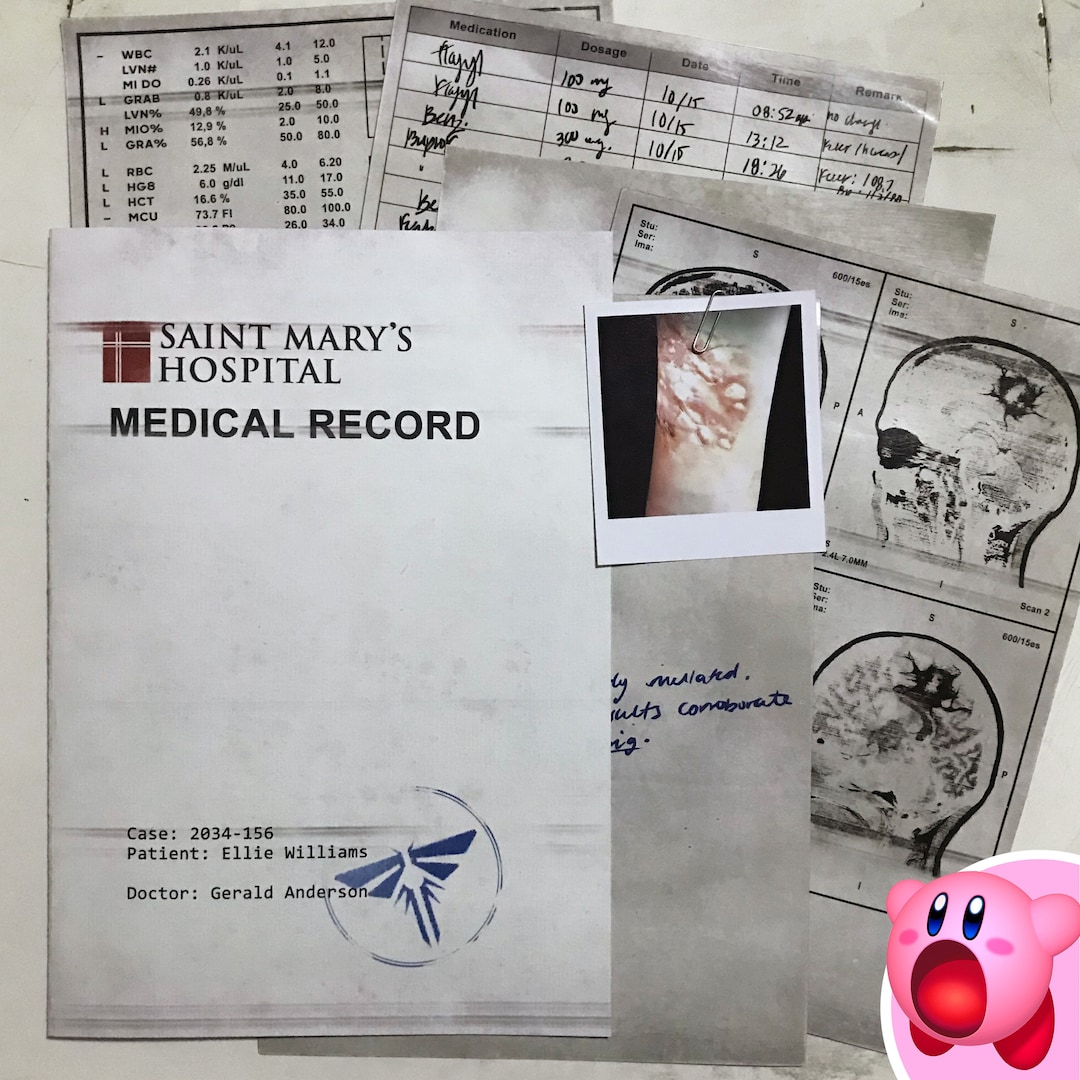 ELLIE'S MEDICAL RECORD, the Last of Us Part 2, High Quality