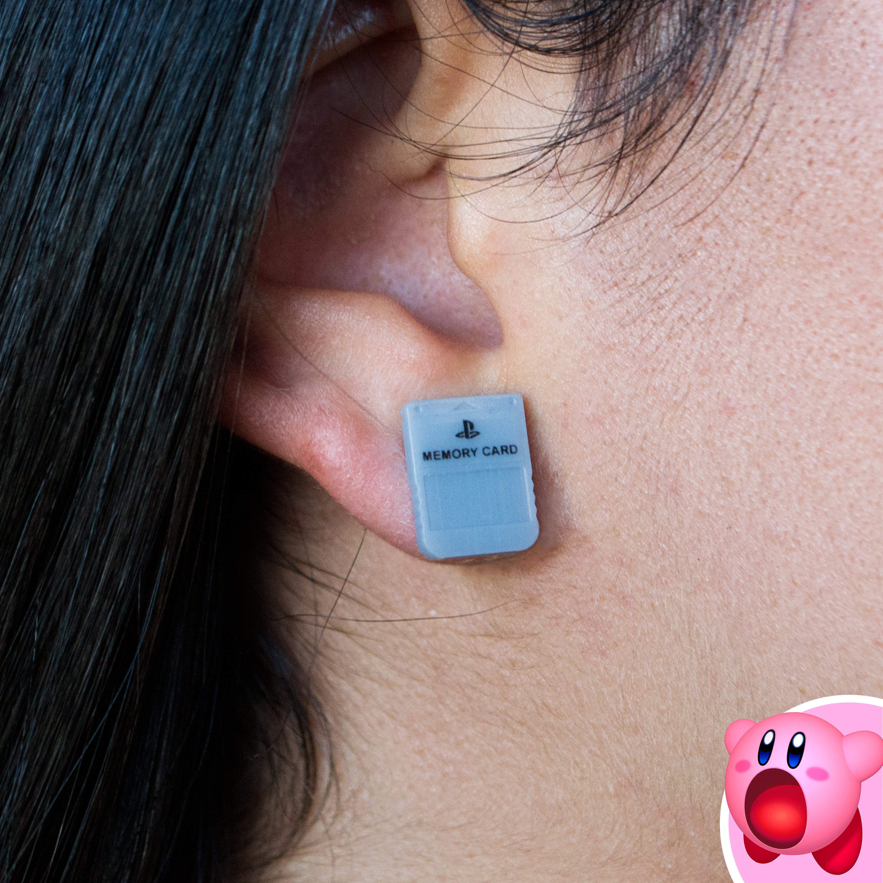プレイステーション メモリーカード イヤリング、新品 ファンメイド (ステンレススチール) - Etsy 日本