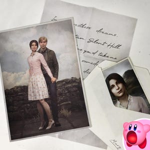CARTA E RETRATO DE MARY, pacote Silent Hill, feito por fãs de alta qualidade