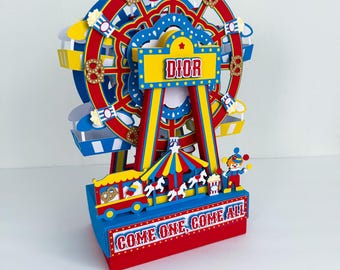 Ferris Wheel Centerpiece, Circus Party Favors, Circus Centerpieces, Carnival Party, Carnival Centerpiece, Music Festival Party Favors