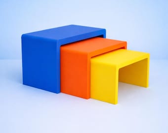 3D Printed Stackable Riser Stands, Photo Props, Minimalist Display Props, Photography Props, Stackable Risers, Backdrop Prop