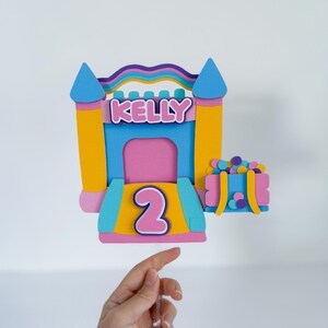 Lets Have a Ball, Bouncy House Cake Topper, Its a Ball to be One, Its a Ball to be Two, Ball Pit Birthday, Bouncy Ball Cake Topper, Ball Pit