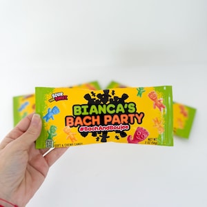 Custom Sour Candy, Sour Gummies, Sour Gummy Candy, Gummy Kids Candy, Graduation Favors, Wedding Favors, Event Branding, Marketing