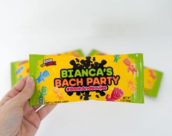 Custom Sour Candy, Sour Gummies, Sour Gummy Candy, Gummy Kids Candy, Graduation Favors, Wedding Favors, Event Branding, Marketing