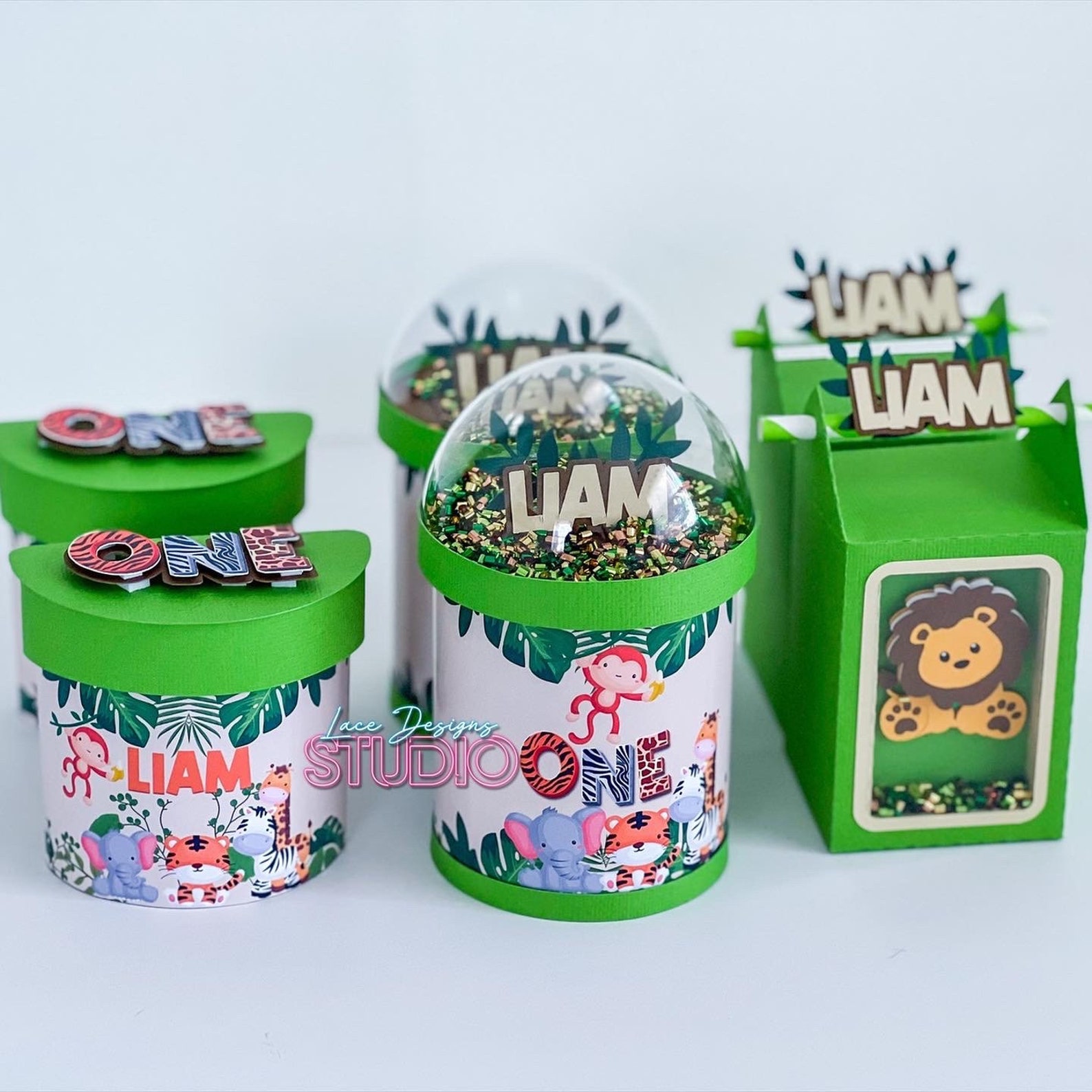 Safari Favor Box Wild One Favor Box Jungle Party Favor Box Etsy