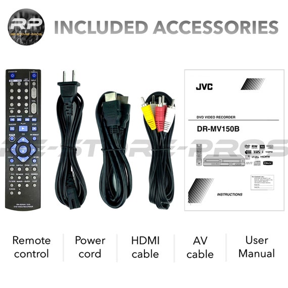 JVC DR-MV150 DVD Vcr Combo Player | Vhs to Dvd Recorder JVC DR-MV150 DVD Vcr Combo Player | Vhs to Dvd Recorder