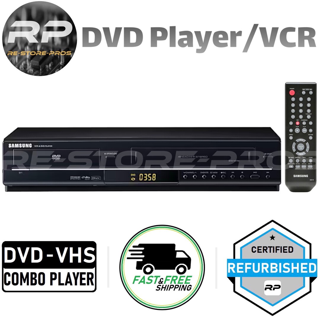 Samsung DVDV6700 DVD VCR Combo Player Vhs Hifi Stereo Free Shipping