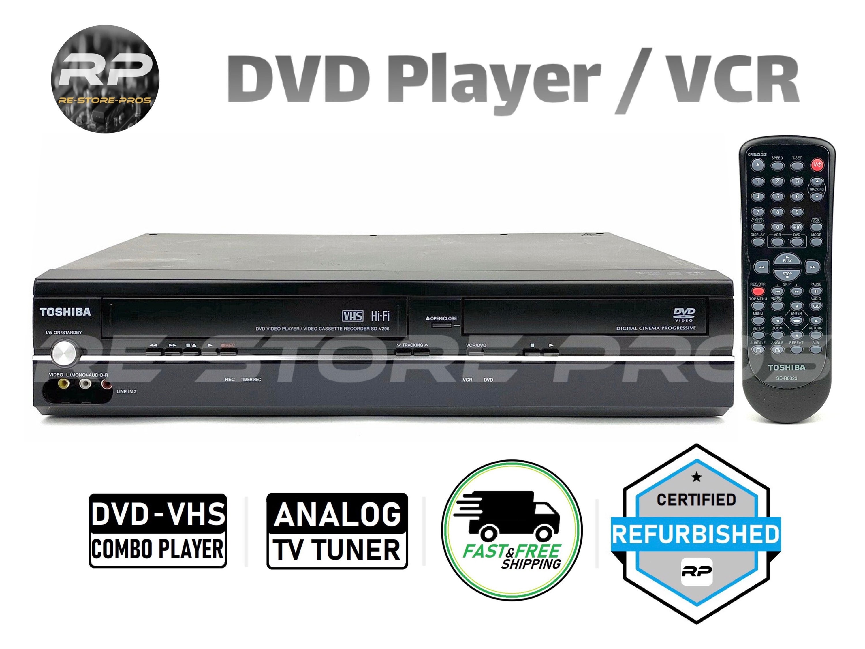 Toshiba SD-V296 DVD VCR Combo Player Vhs Hi-fi Stereo - Etsy