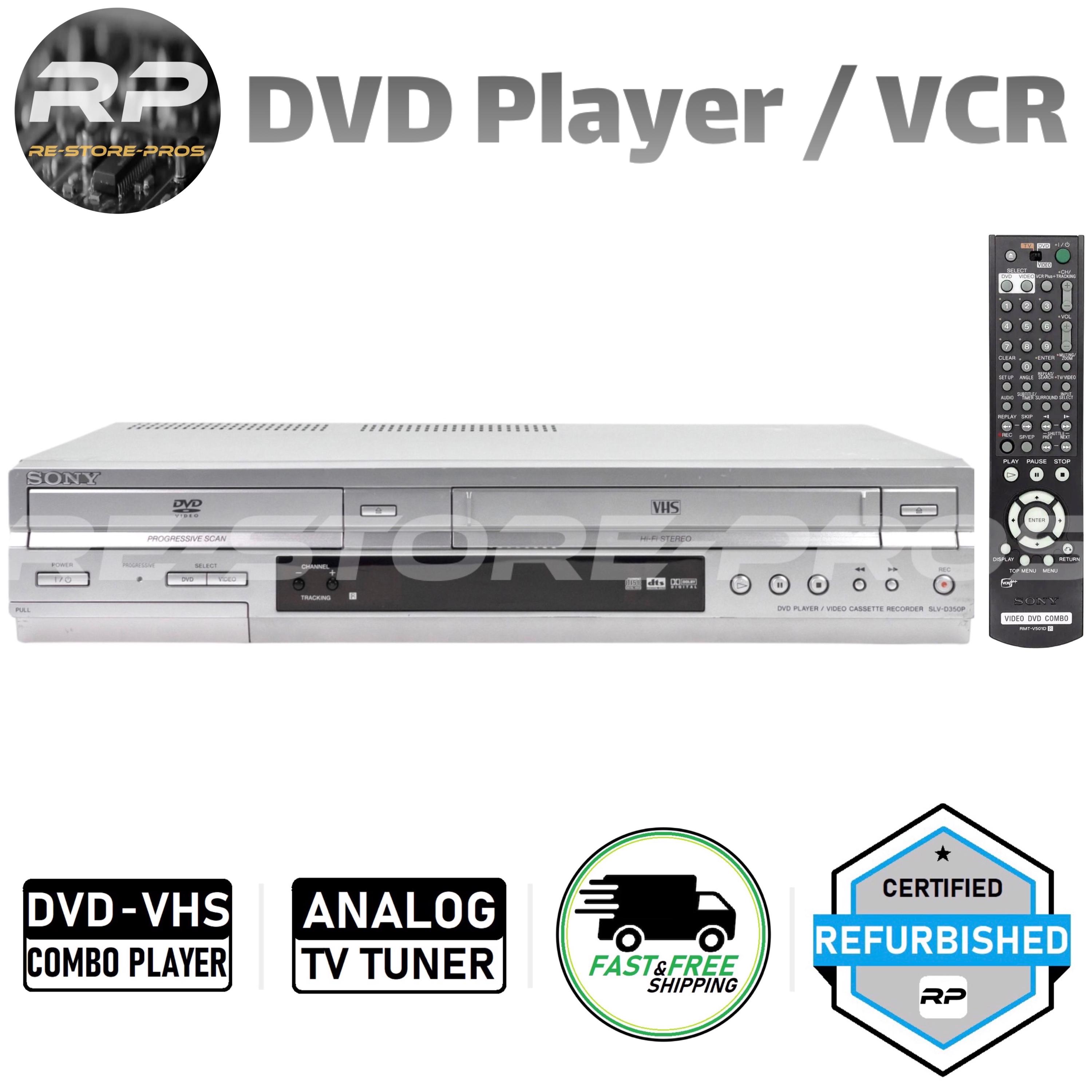 Sony SLV-D350P Dvd Vcr Combo Player VHS Remote Manual Tested - Etsy