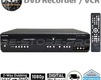 Magnavox ZV427MG9 DVD Recorder VCR Combo 1 Button VHS Dubbing to