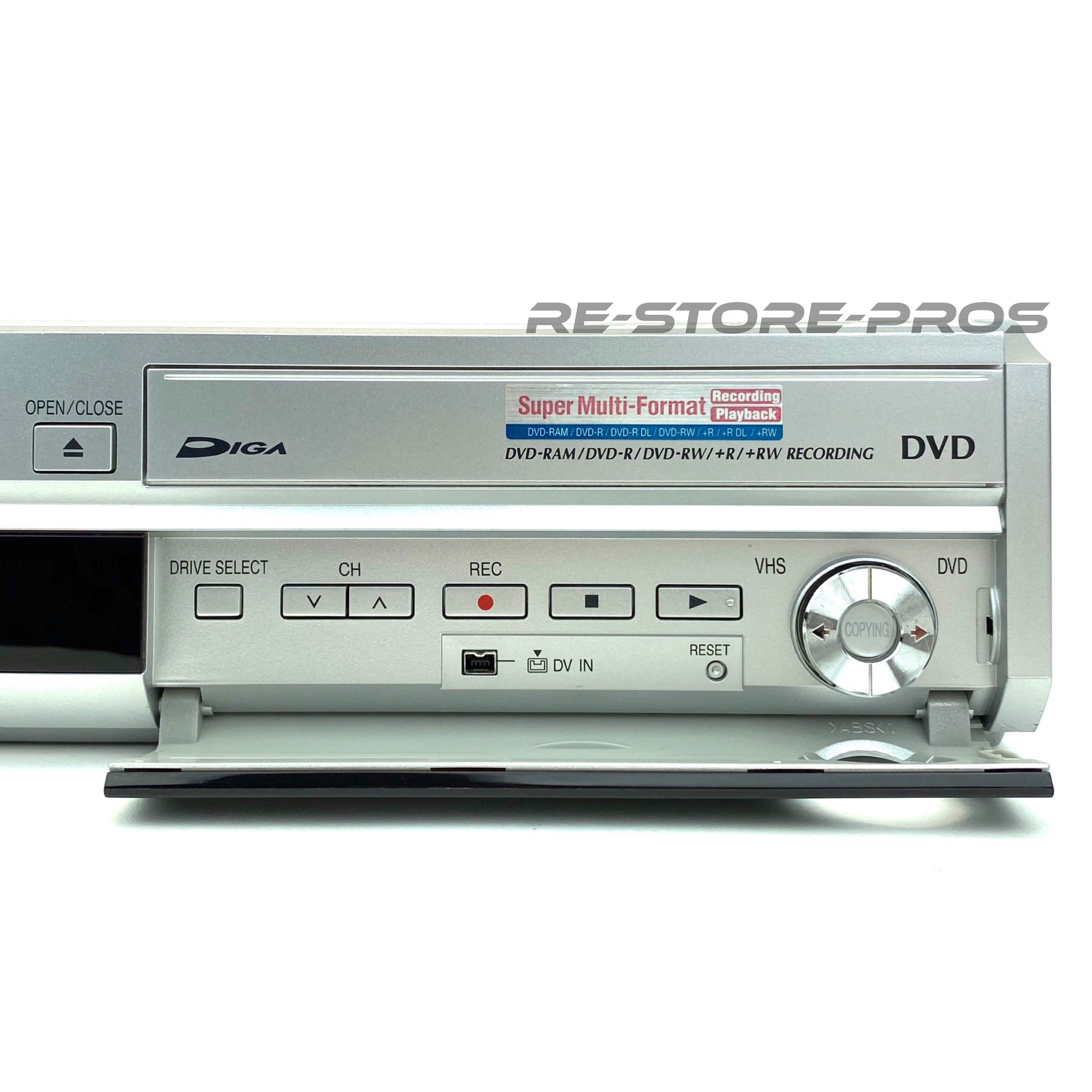 Panasonic DMR-EZ37V DVD VCR Combo Player Recorder