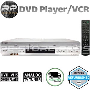 Sony SLV-D370P DVD VCR Combo Player | Vhs | Stereo | Analog Tv Tuner | Free Shipping