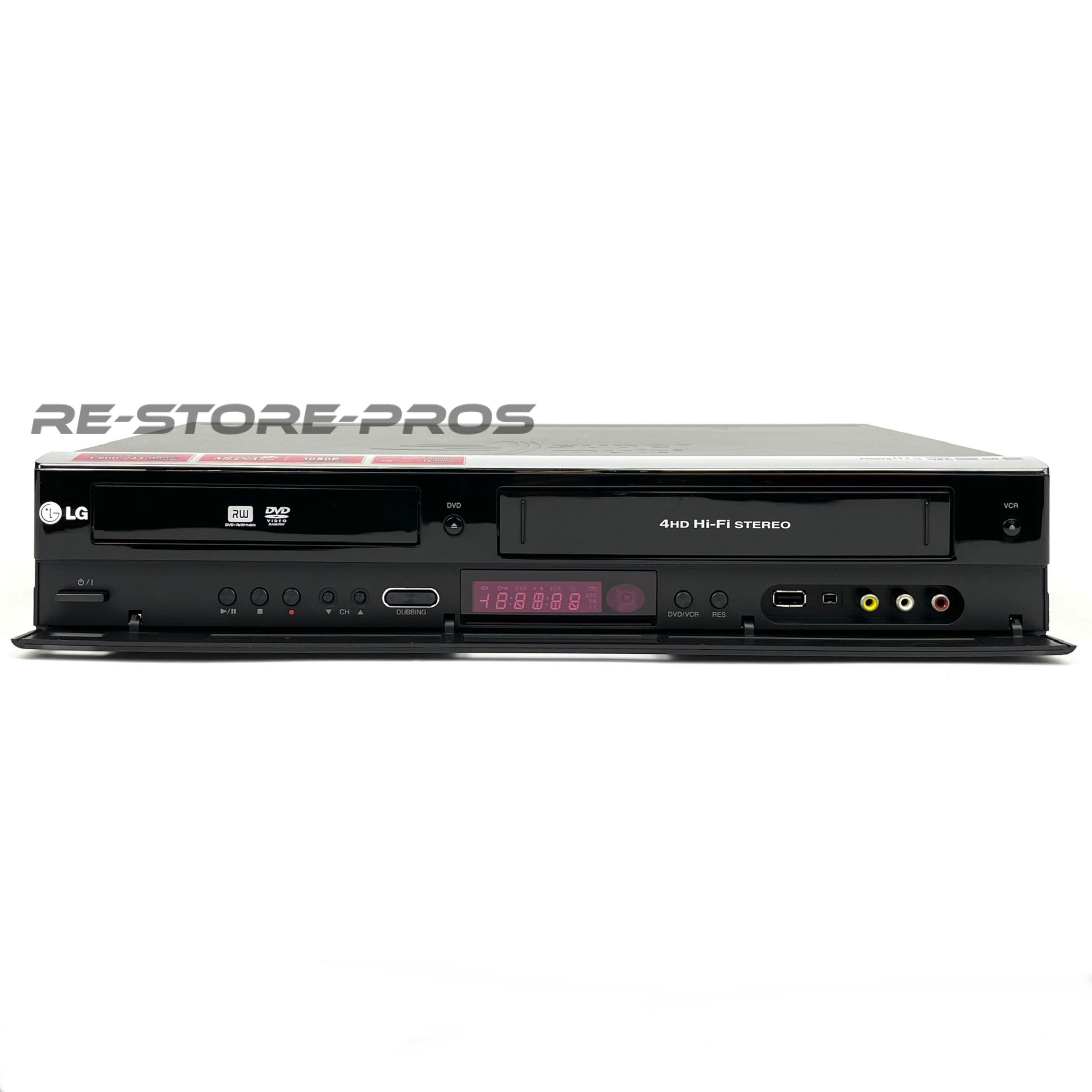 LG RC897T DVD VCR Combo Player Recorder Transfers Vhs to Dvd Hdmi 1080p