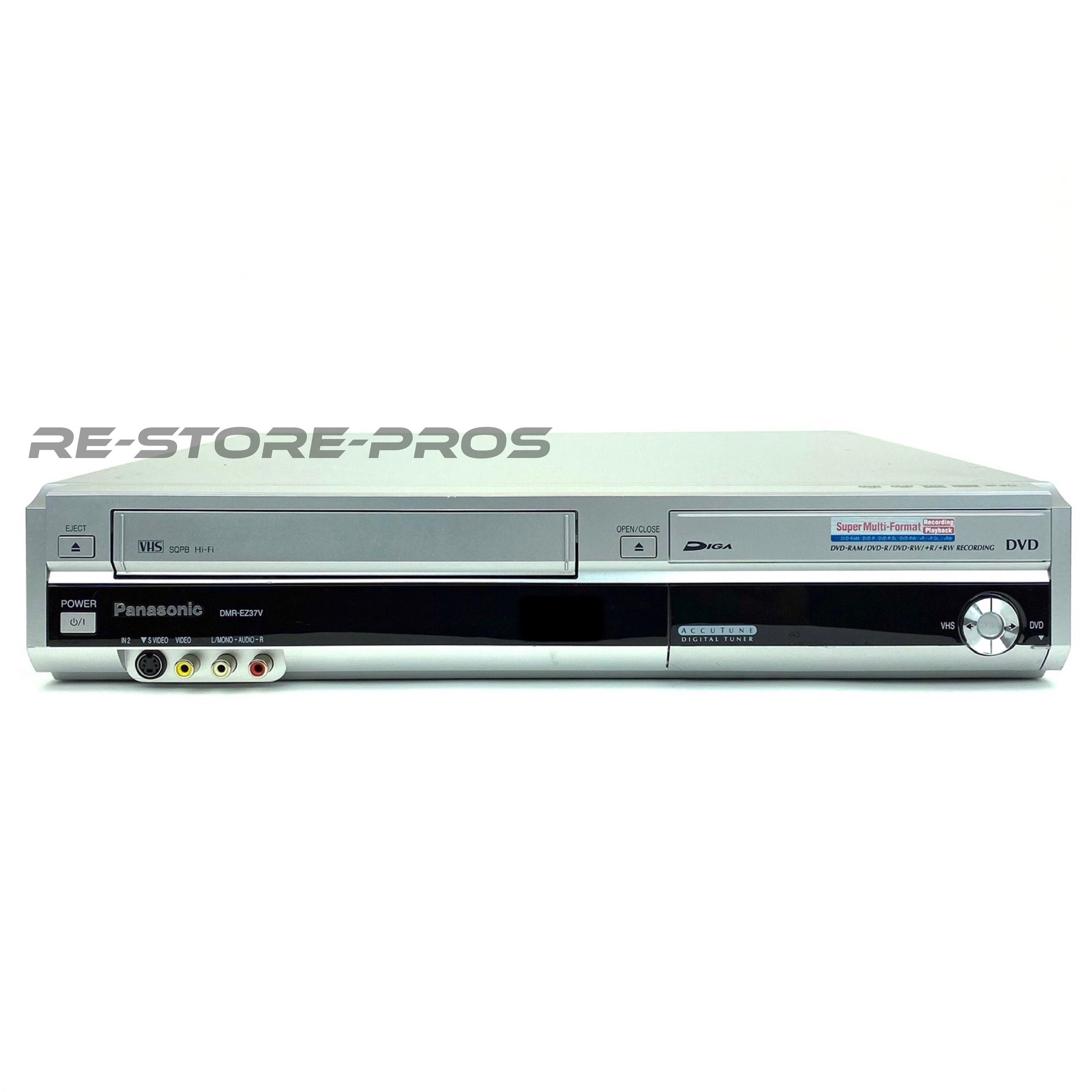 Panasonic DMR-EZ37V DVD VCR Combo Vhs to Dvd Recorder Digital Tv