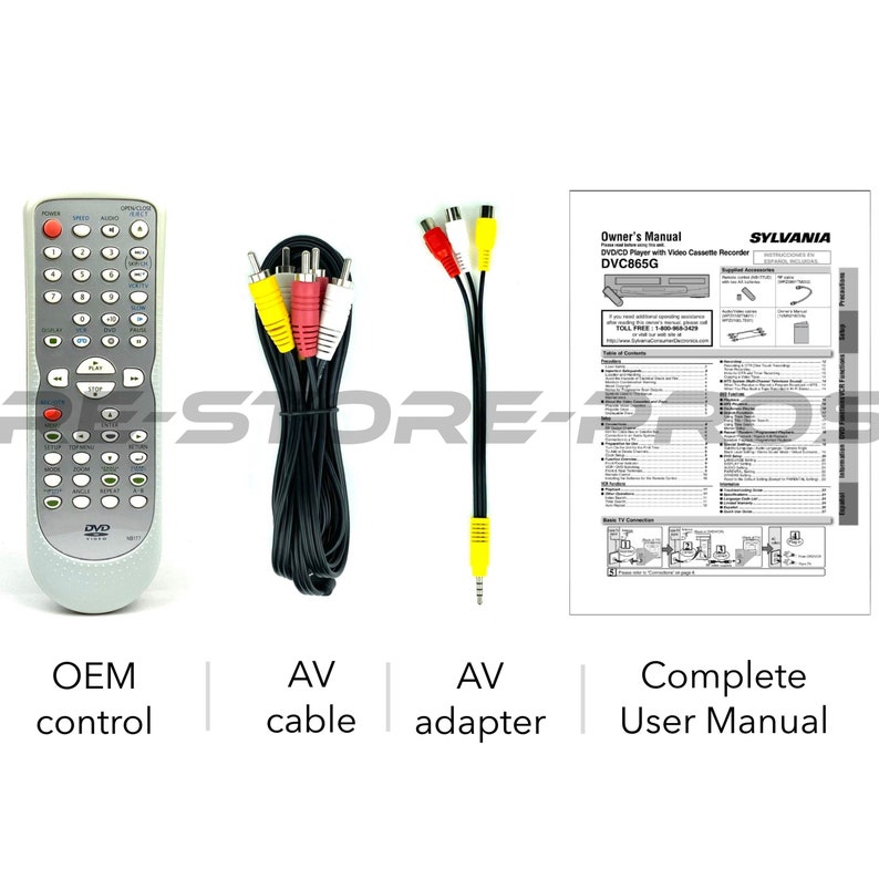 REFURBISHED Sylvania DVC865G Dvd Vcr Combo Player Vhs Hi-Fi | Etsy