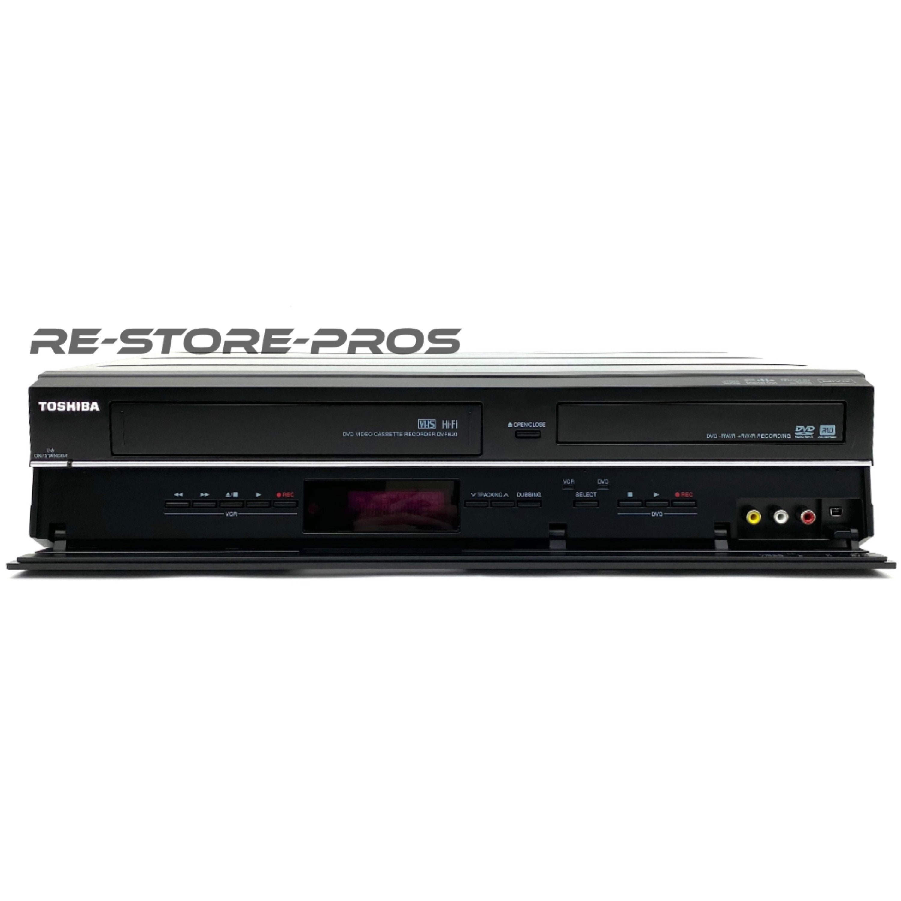 Toshiba DVR620 DVD VCR Combo Player Recorder Transfers Vhs Etsy