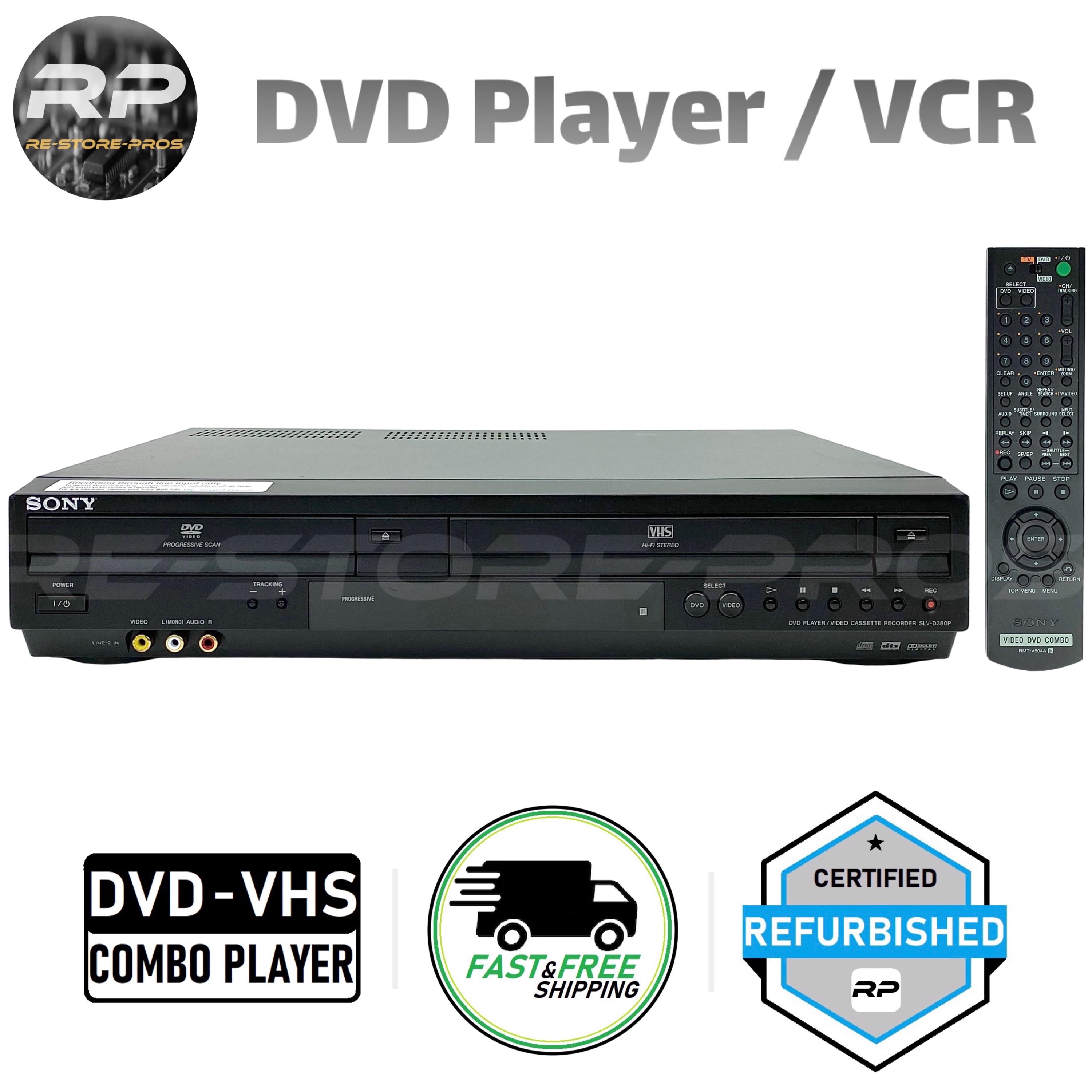 Sony SLV-D380P Vcr Dvd Combo Player VHS Remote Manual Tested - Etsy