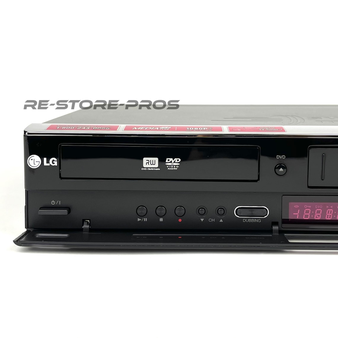 LG RC897T DVD VCR Combo Player Recorder Transfers Vhs to Dvd Hdmi 1080p