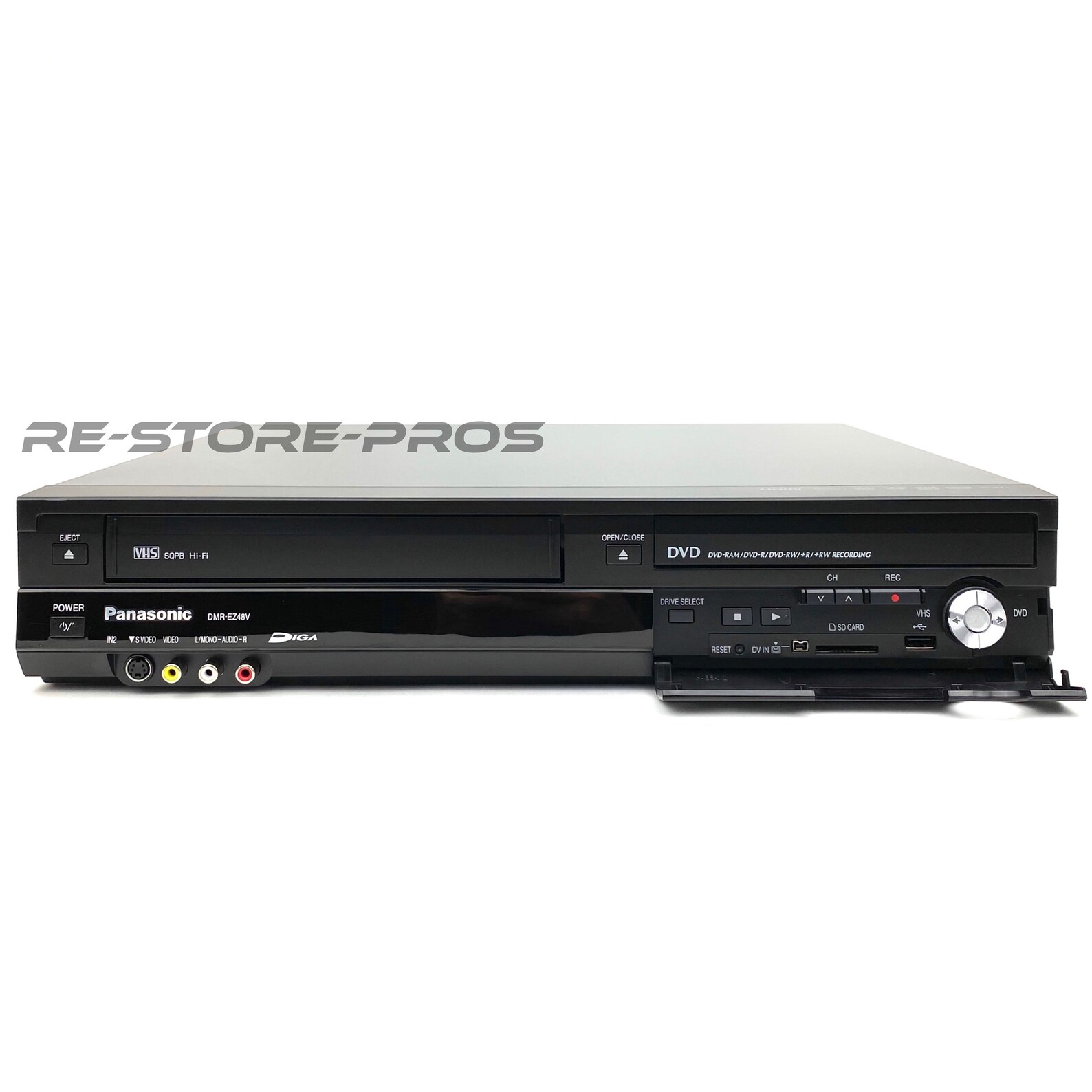 REFURBISHED Panasonic DMREZ48V Dvd Vcr Combo Player Recorder Etsy