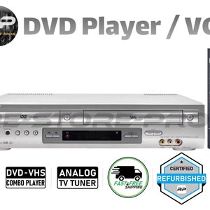 Sony SLV-D-300P Dvd Vcr Combo Player | 4-Head VHS | Hi-Fi Stereo | Analog TV Tuner | Free Shipping