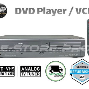 Magnavox MWD2205 | DVD VCR Combo Player | Vhs | Hi-Fi | Free Shipping