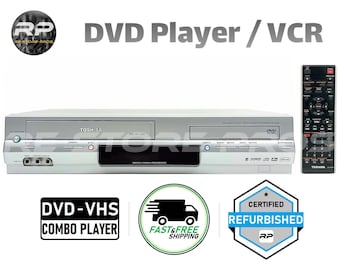 Toshiba SD-V394 DVD VCR Combo Player Vhs Remote Manual Tested