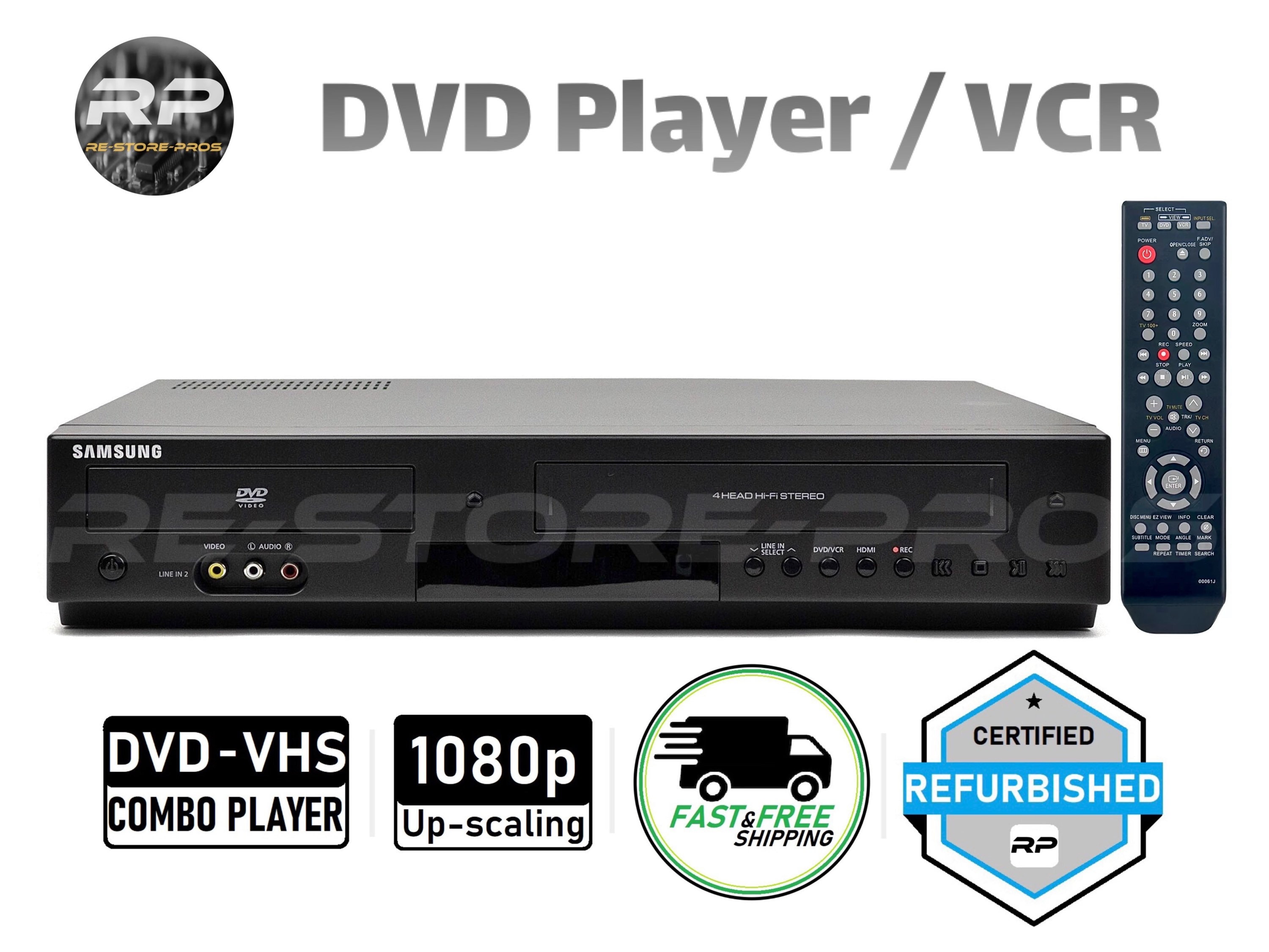 Samsung DVDV9800 DVD VCR Combo Player Vhs Hdmi Hifi Etsy